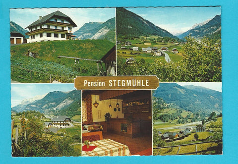 AK Zederhaus - Lamm 80. Pension Stegmühle. Fam. Pfeifenberger.