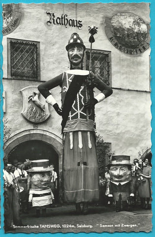 AK Tamsweg. Samson mit Zwergen.