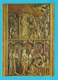 AK Wallfahrtskirche St. Leonhard b. Tamsweg. Flügelreliefs des ehem. Hochaltars. Geburt Christi und Beschneidung Christi.