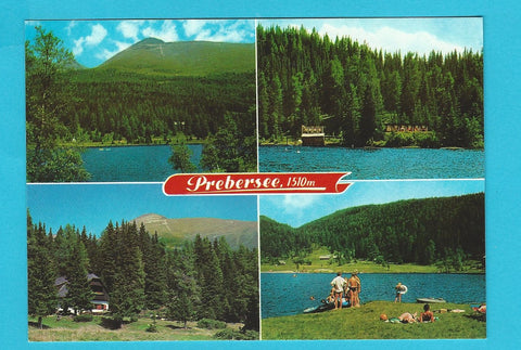 AK Prebersee. Gasthaus Ludl-Alm. Theresia Schitter.