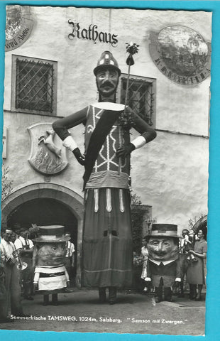 AK Tamsweg. Samson mit Zwergen. (1963)