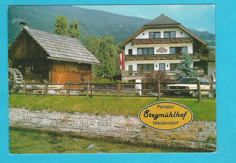AK Mauterndorf. Pension Stegmühlhof. Familie Schitter.