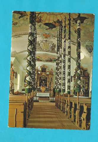 AK Zederhaus. Prangstangen in der Kirche.