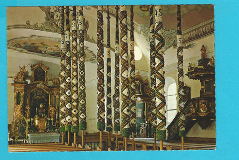 AK Zederhaus. Prangstangen in der Kirche.