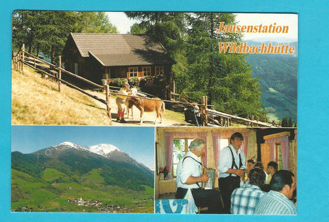 AK Jausenstation Wildbachhütte Fam. Kocher, Lessach 26.