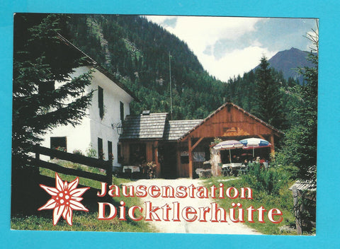 AK Jausenstation Dicktlerhütte. Weißpriachtal.