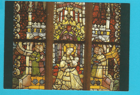 AK Wallfahrtskirche St. Leonhard bei Tamsweg. Gotisches Glasgemälde.