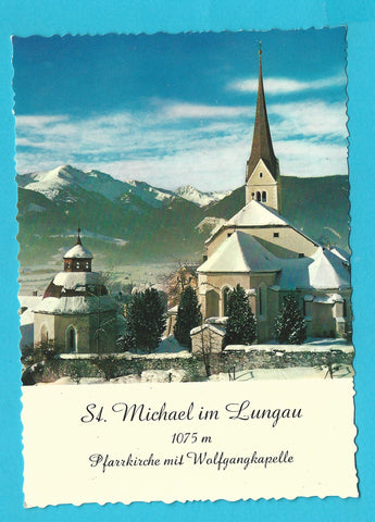 AK St. Michael im Lungau. Pfarrkirche mit Wolfgangkapelle.