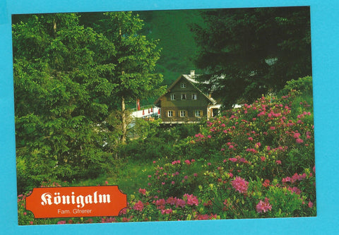AK Königalm. Fam. Gfrerer. Zederhaus.