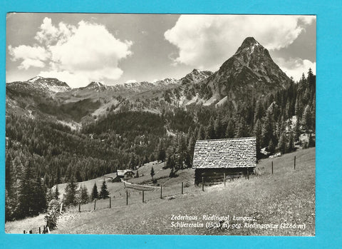 AK Zederhaus - Riedingtal. Schliereralm geg. Riedingspitze.