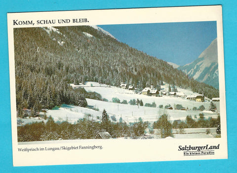AK Weißpriach im Lungau. Skigebiet Fanningberg.