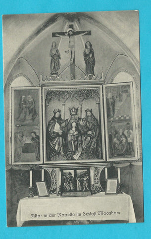 AK Altar in der Kapelle im Schloß Moosham.