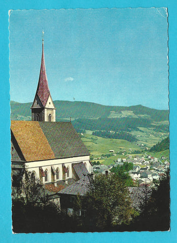 AK Tamsweg mit St. Leonhards-Kirche.