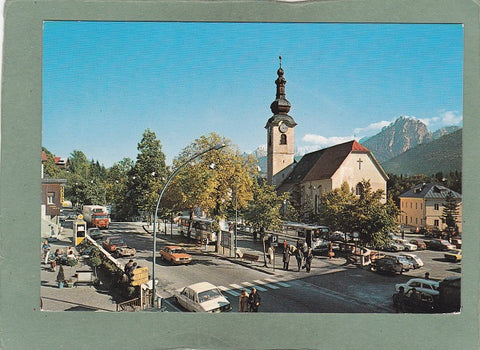AK Tarvisio. Piazza Unita e Monte Mangart.