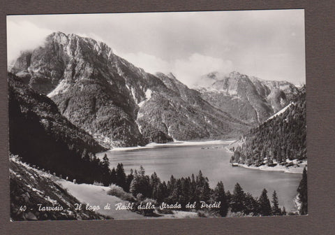 AK Tarvisio - Il lago di Raibl dalla Strada del Predil.