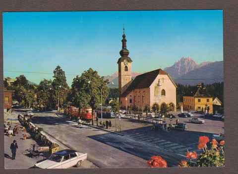 AK Tarvisio. Piazza Unita e Monte Mangart.