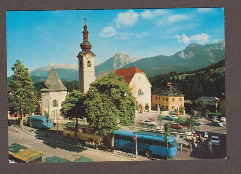 AK Tarvisio. Centro - Sullo Sfondo il Gruppo del Mangart.