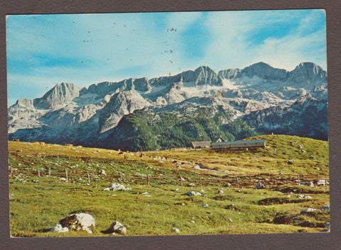 AK Alpi Giulie. Gruppo del Monte Canin dall'Altipiano del Montasio.