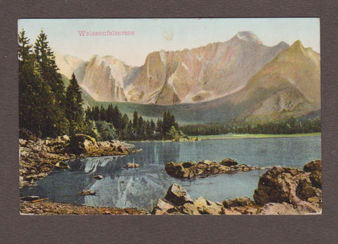 AK Weissenfelsersee. (1907) Lago di Fusine.