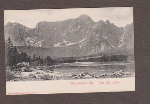 AK Weissenfelser See - Bela Pec Isera. Lago di Fusine.