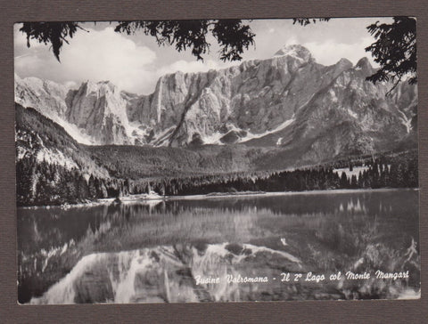 AK Fusine Valromana Il 2 Lago col Monte Mangart.