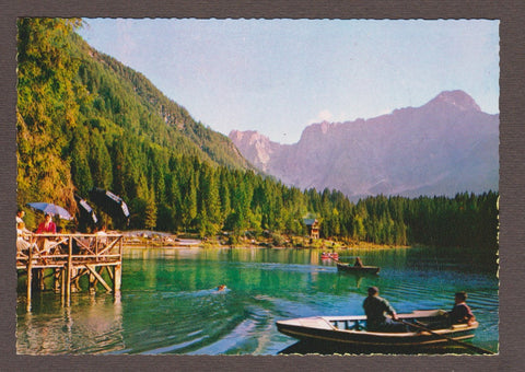 AK Tarvisio - Fusine. Lago inferiore e Gruppo Mangart.