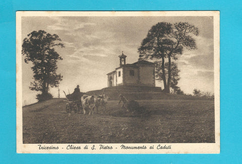 AK Tricesimo - Chiesa di S. Pietro - Monumento ai Caduti.