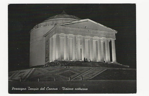 AK Possagno. Tempio del Canova - Visione notturna.