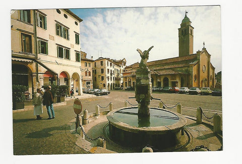 AK Asolo. Piazza Maggiore - La Fontana.