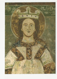 AK San Pietro di Feletto - La Pieve. Particolare degli affreschi della navata centrale.