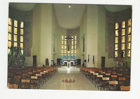 AK Ponte della Priula. Tempio votivo ai Caduti del Piave ed alla fraternita europea. Interno.