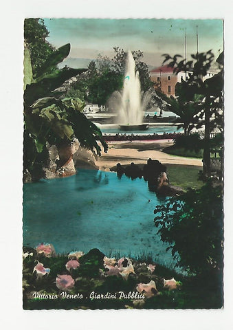 AK Vittorio Veneto - Giardini Pubblici.