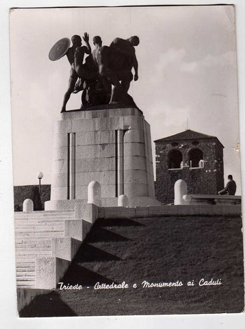 AK Trieste – Cattedrale e Monumento ai Caduti.