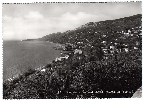AK Trieste – Veduta della riviera di Barcola.