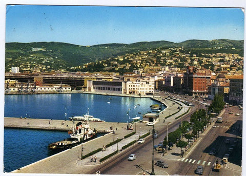 AK Trieste – Veduta passeggiata triestina.