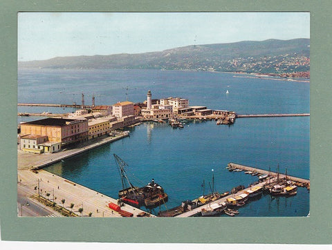 AK Trieste – Veduta del Golfo e del Porto da Campo Marzio.