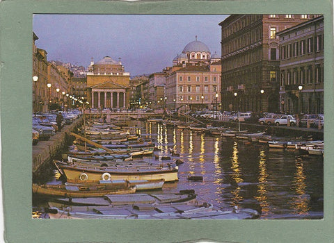 AK Trieste. Il Canale e Chiesa di Sant'Antonio.