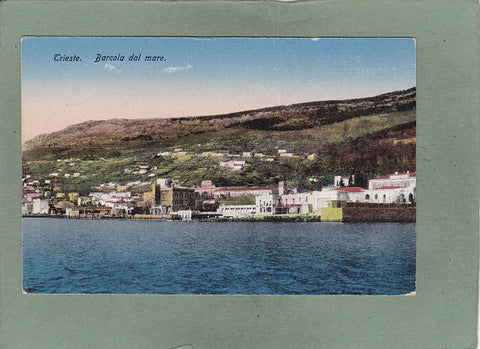 AK Trieste. Barcola dal mare. (1924)