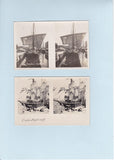 10 Stereo Fotos Trieste, Hafen, Porto, Werft.