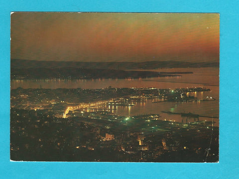AK Trieste. Panorama notturno.