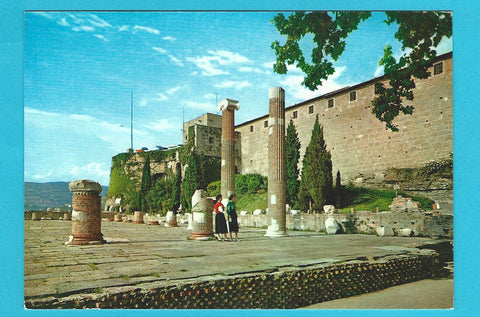 AK Trieste. San Giusto: Resti della Basilica romana.