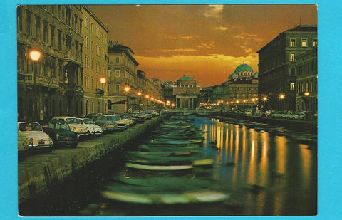 AK Trieste. Chiesa S. Antonio e Canale.
