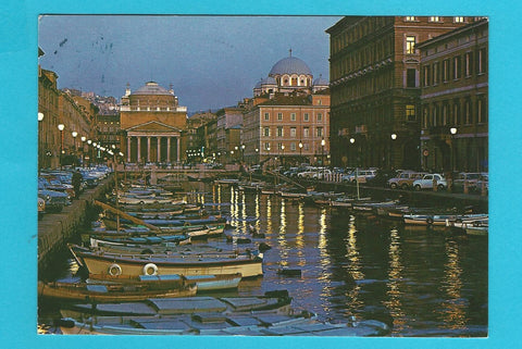 AK Trieste. Il Canale e Chiesa di Sant'Antonio.