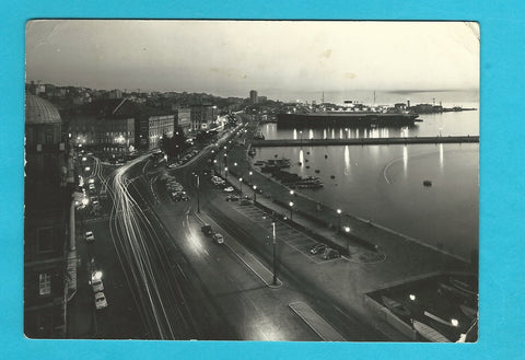 AK Trieste. Le rive - Notturno.