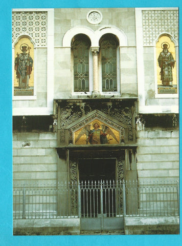 AK Trieste. Facciata Nord del Tempio Serbo-Ortodosso di S. Spiridione.