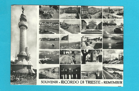 AK Souvenir Ricordo di Trieste Remember.