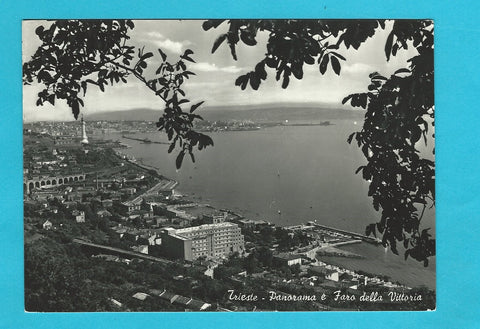 AK Trieste - Panorama e Faro della Vittoria.