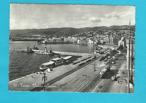 AK Trieste - Veduta delle rive.