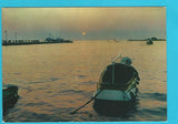 AK Trieste - Tramonto sul porto.