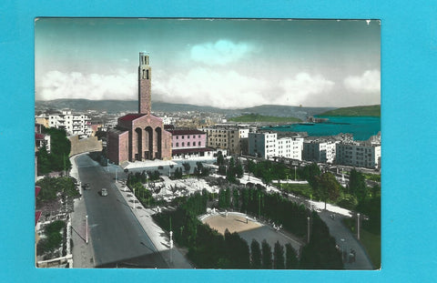AK Trieste. Piazza Rosmini con la Chiesa della Madonna del Mare.